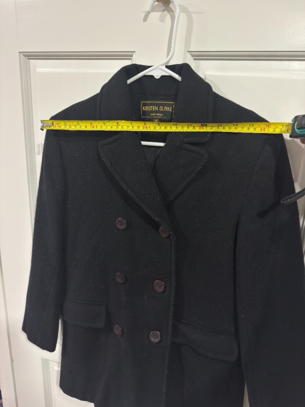 Kristen Blake Black Coat XS Size - Picture 5 of 6